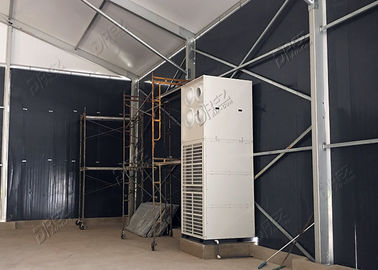 ประเทศจีน R410a Refrigerant Commercial Tent เครื่องปรับอากาศ 36HP ประหยัดพลังงานชุดแพ็คเกจ AC ผู้ผลิต